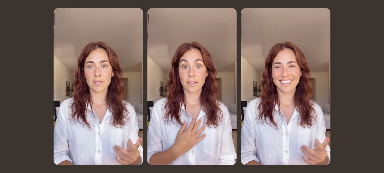 One presenter opening the same ad three different ways